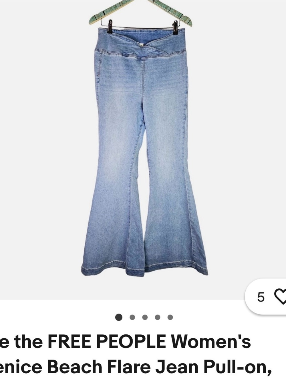We The Free Flared Jeans. Darker wash